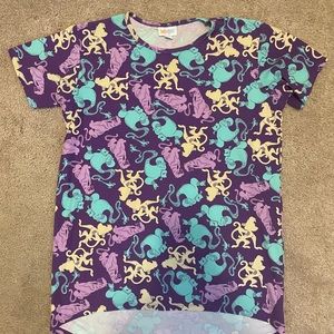 Aladdin Genie Princess Disney Lularoe Gracie Kids 14 LLR Womens Irma XXS